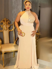 African Wedding Party Dress -Evening Gown Elegant Turkey Muslim Maxi Dress