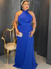 African Wedding Party Dress -Evening Gown Elegant Turkey Muslim Maxi Dress