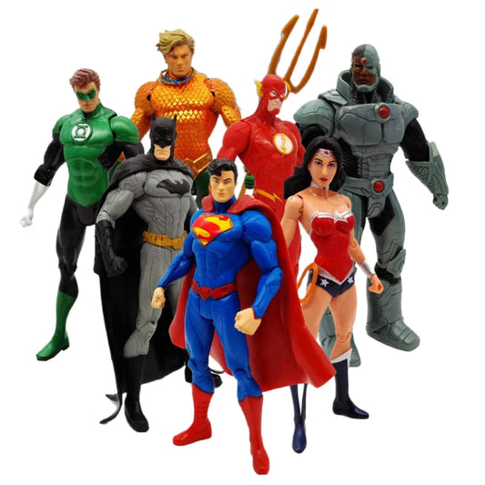 Justice League Batman V Superman Action Figure Superman Batman Wonder Woman The Flash Green Lantern DC Collectible Toy Gifts