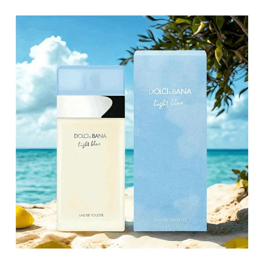Dolci & Bana Light Blue Eau De Toilette- Unisex Fresh Floral Citrus Perfume Fragrance Light Blue Women’s EDT 3.4oz / 100ml