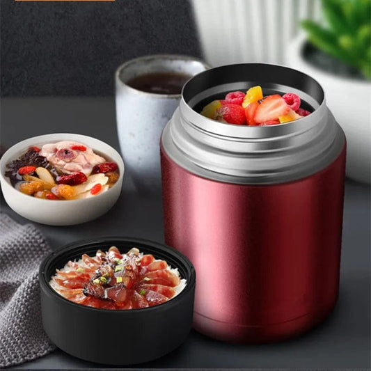 Large Capacity 800ML/1000ML Thermos Lunch Box Portable Stainless Steel Food Soup Containers Vacuum Flasks Thermocup - SHOWLU FASHION STORE