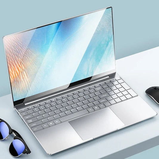 Notebook 15.6 inch Laptop Windows 11 10 Pro 1920*1080 Cheap Portable Intel Laptop D4 12G RAM 128GB/256GB/512GB/1TB SSD HDMI Port - SHOWLU FASHION STORE
