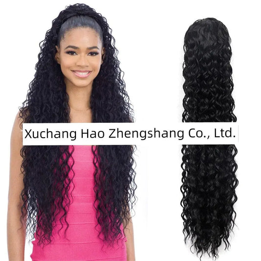 European and American Chemical Fiber Foreign Trade Elastic Net Drawstring Wig - SHOWLU FASHION STORE