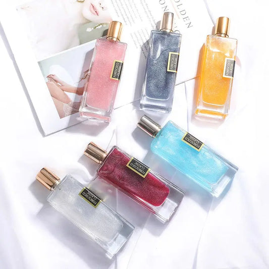 Showlu Fashion Store Online popular salon gold sand perfume men and women lasting fragrance students and girls