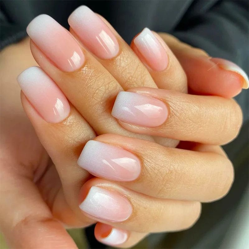 Wholesale Private Label Fingernails Art Square Full Cover French Press On False Nail Tips - SHOWLU FASHION STORE