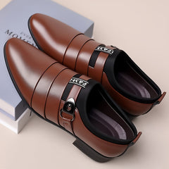 New Korean Version Men's Business Formal Shoes - Large Size Pointed Toe Casual Shoes 2024 SHOWLU FASHION STORE