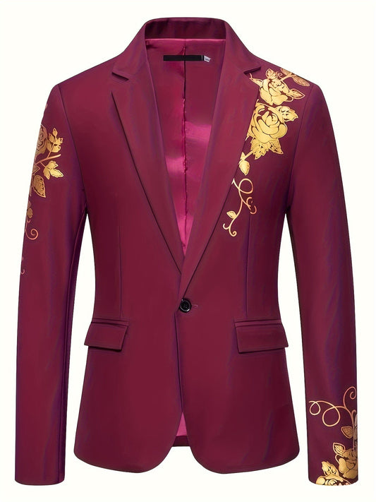 [Men's Gilded Business Suit Jacket] Foreign Trade Men's Gilded Business Suit Jacket SHOWLU FASHION STORE