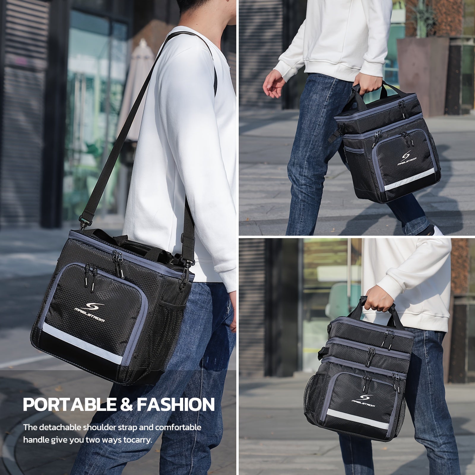 Lunch Box for Men, Insulated Lunch Bag Women/Men, Leakproof Lunch Cooler Bag, Lunch Tote Bag SHOWLU FASHION STORE