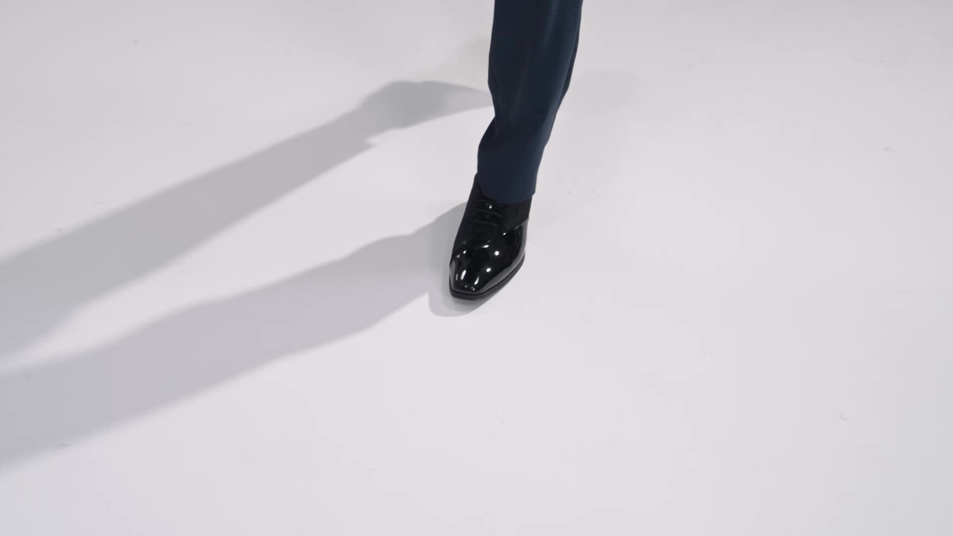 Men's formal tuxedo shoes, classic patent leather velvet lace-up formal cardan oxford shoes for evening parties SHOWLU FASHION STORE