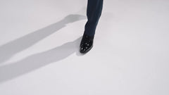 Men's formal tuxedo shoes, classic patent leather velvet lace-up formal cardan oxford shoes for evening parties SHOWLU FASHION STORE