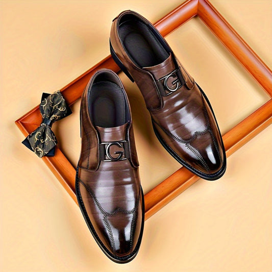 [Classic Men's Loafers] Modern Classic Men's Loafers - Lace-up Oxfords for Formal Casual Business Wedding Work SHOWLU FASHION STORE
