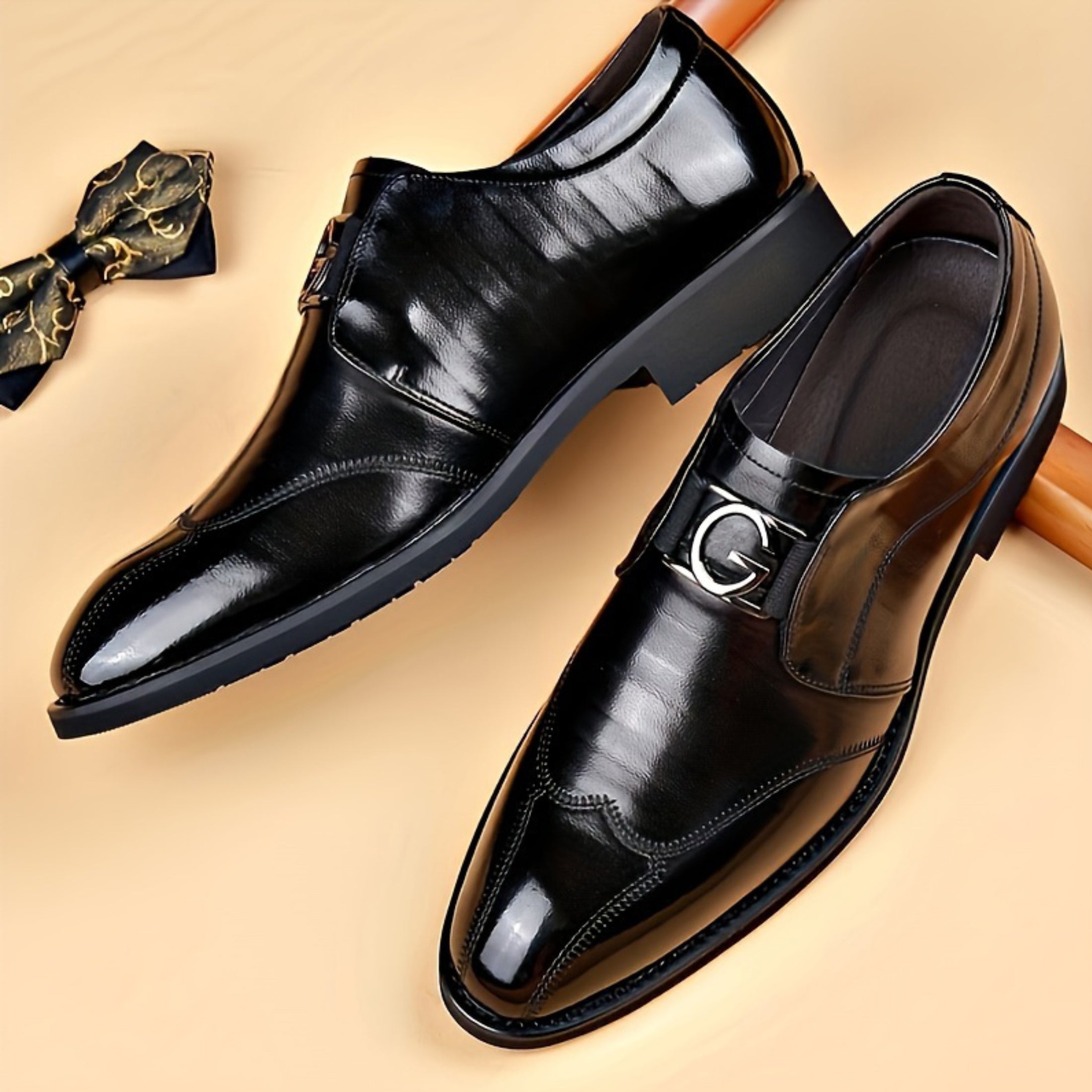 [Classic Men's Loafers] Modern Classic Men's Loafers - Lace-up Oxfords for Formal Casual Business Wedding Work SHOWLU FASHION STORE