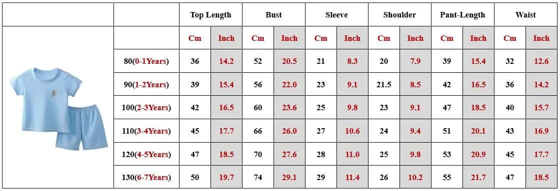 1 - 7Y Baby Boy Clothes Set Summer Breathe Ice Silk Toddler Girl Outfit Tops+Pant 2Pcs Sleepwear Suit Kid Children Clothes A1070 - SHOWLU FASHION STORE
