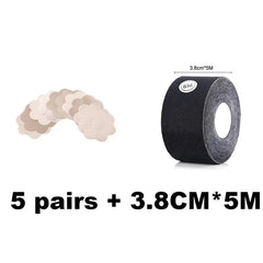 Anel Demosthene General Store 0 Group 1 / One Size 1 Roll 5M Women Breast Nipple Covers Push Up Bra Body Invisible Breast Lift Tape Adhesive Bras Intimates Sexy Bralette Pasties