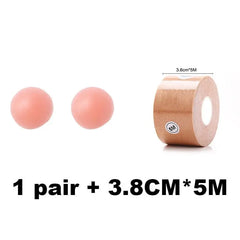 Anel Demosthene General Store 0 Group 6 / One Size 1 Roll 5M Women Breast Nipple Covers Push Up Bra Body Invisible Breast Lift Tape Adhesive Bras Intimates Sexy Bralette Pasties