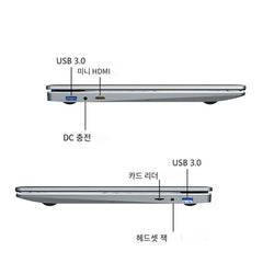 15.6 - inch IPS Screen 16GB RAM 256GB SSD Intel Celeron 11th N5095 Business Netbook Windows 10 11 Pro Gaming Notebook Portable - SHOWLU FASHION STORE