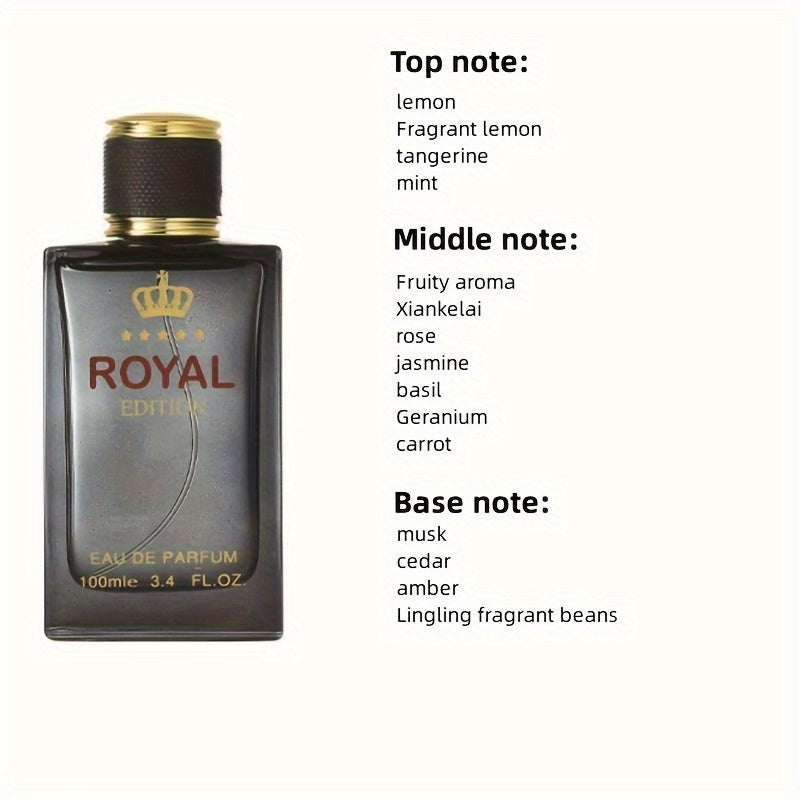[Long Lasting Perfume] Refreshing And Long Lasting 1pc, 3.38oz Eau De Parfum for Men, Cologne Perfume - for Dating And Daily Life, Valentine's Day Gift, Festival Gift, for Friends, for Girlfriend, for Boyfriend, for Husband, SHOWLU FASHION STORE