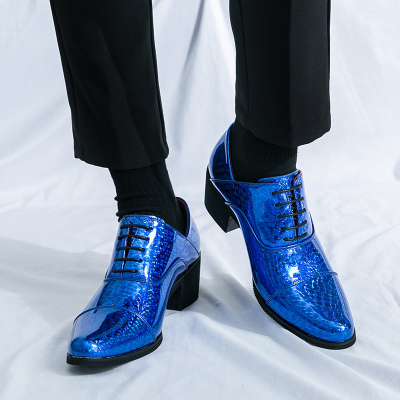 Elegant Men's British-Style Faux Loafers - Perfect for Weddings, Parties & Formal Events SHOWLU FASHION STORE