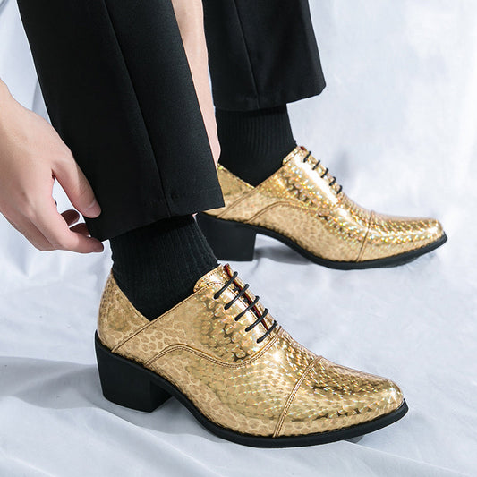 Elegant Men's British-Style Faux Loafers - Perfect for Weddings, Parties & Formal Events SHOWLU FASHION STORE