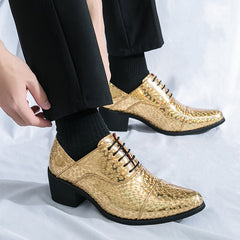 Elegant Men's British-Style Faux Loafers - Perfect for Weddings, Parties & Formal Events SHOWLU FASHION STORE