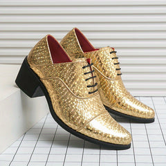 Elegant Men's British-Style Faux Loafers - Perfect for Weddings, Parties & Formal Events SHOWLU FASHION STORE