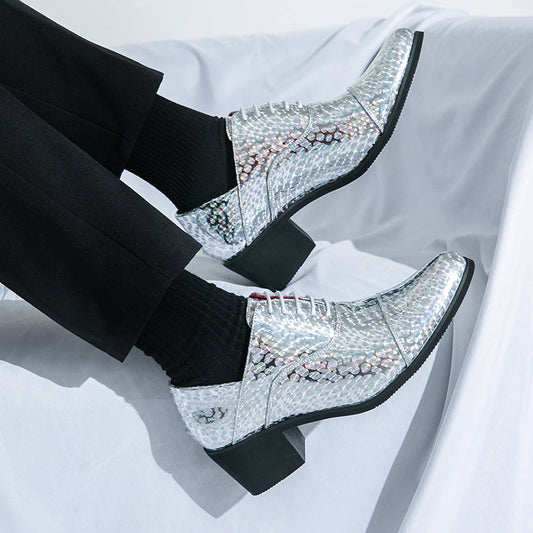 Elegant Men's British-Style Faux Loafers - Perfect for Weddings, Parties & Formal Events SHOWLU FASHION STORE