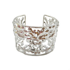 18K Metal Hollow Wide European and American Personalized Women's Opening - SHOWLU FASHION STORE