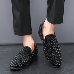 Men's Trendy Slip-On Loafers - Casual & Stylish, Breathable with Rubber Sole for All Seasons SHOWLU FASHION STORE