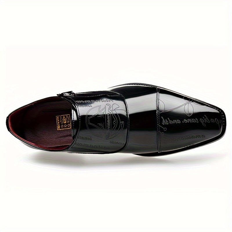 Fashionable Large Size Men'S Casual Shoes with Buckle Design, Beautiful And Elegant, Unique Pattern, Can Be Worn in All Seasons SHOWLU FASHION STORE