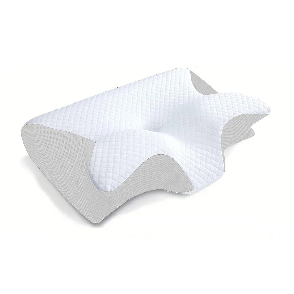 1pc Memory Foam Cervical Pillow, 2 in 1 Ergonomic Contour Orthopedic Pillow for Neck Pain, Contoured Support Pillows,Neck Pillow - SHOWLU FASHION STORE