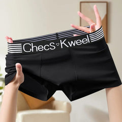 1Pcs Boxer Shorts Men's Underwear Sexy Panties Cotton Comfortable and Soft Underpants Male Boxers U Convex Lingerie Plus Size - SHOWLU FASHION STORE