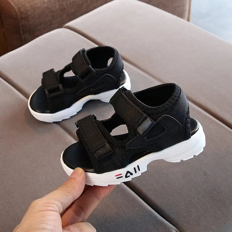 Showlu Store Nation 0 2020 summer new children's sandals baby toddler shoes girls beach shoes soft bottom non-slip boys sports sandals leisure 21-30