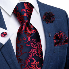 2023 New Classic Yellow Striped Plaid Silk Ties For Men Handkerchief Cufflinks Brooch Pin Wedding Accessories Men Gift Dropship - SHOWLU FASHION STORE