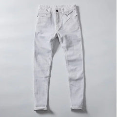 2023 Skinny Jeans Men Zipper Fly Slim Fit Denim Joggers Stretch Male Jean Pencil Pants Blue Men's Jeans Fashion Casual Hombre - SHOWLU FASHION STORE