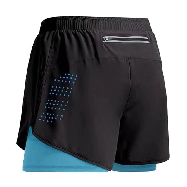 2023 Sport Shorts Men Sportswear Double - deck Training Short Pant Summer 2 In 1 Beach Homme Clothing Jogging Gym Running Shorts - SHOWLU FASHION STORE