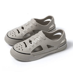 2023 WNC Native Hole Shoes Casual Couple Beach Sandals Closed Toe Wading Breathable White Shoes - SHOWLU FASHION STORE