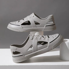 2023 WNC Native Hole Shoes Casual Couple Beach Sandals Closed Toe Wading Breathable White Shoes - SHOWLU FASHION STORE