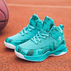 2024 Basketball Shoes for Kids Sneakers New Boys Brand Thick Sole Non - slip Children Sports Shoes Child Boy Basket Trainer Shoes - SHOWLU FASHION STORE