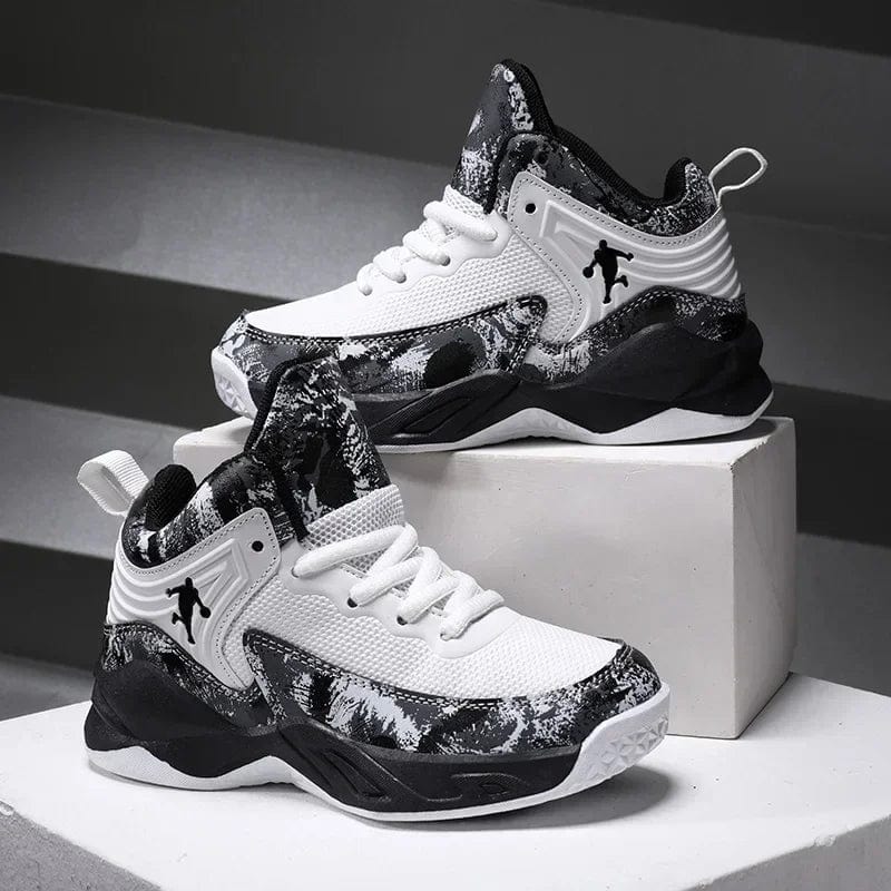 2024 Basketball Shoes for Kids Sneakers New Boys Brand Thick Sole Non - slip Children Sports Shoes Child Boy Basket Trainer Shoes - SHOWLU FASHION STORE