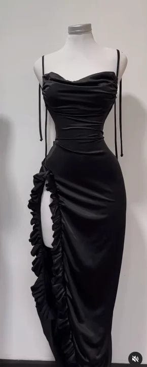 2024 Europe and the United States explosive new cross - border dress summer senior sense Y2K sexy halter Spice Girl dress - SHOWLU FASHION STORE