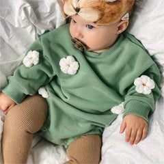 2024 New Unisex Cute Cloud Pattern Romper Babies Clothes Short Sleeve Color Splicing Romper Baby Clothes New Born Baby Boy - SHOWLU FASHION STORE