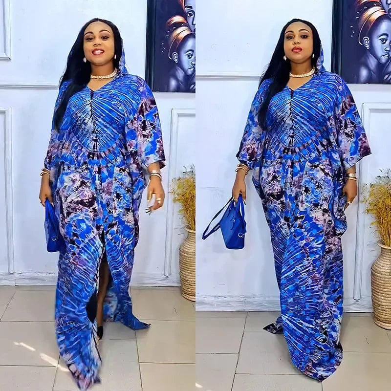 2025 African Dresses for Women Traditional Africa Clothing Dashiki Ankara Outfits Gown Abayas Robe Muslim Kaftan Maxi Long Dress - SHOWLU FASHION STORE