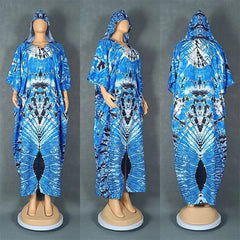 2025 African Dresses for Women Traditional Africa Clothing Dashiki Ankara Outfits Gown Abayas Robe Muslim Kaftan Maxi Long Dress - SHOWLU FASHION STORE