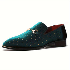 Plus Size Mens Comfy Slip-On Loafers - Soft Upper, Non-Slip Durable Rubber Sole, Breathable Lining, Formal yet Casual, Ideal for Outdoor Activities and Daily Wear SHOWLU FASHION STORE