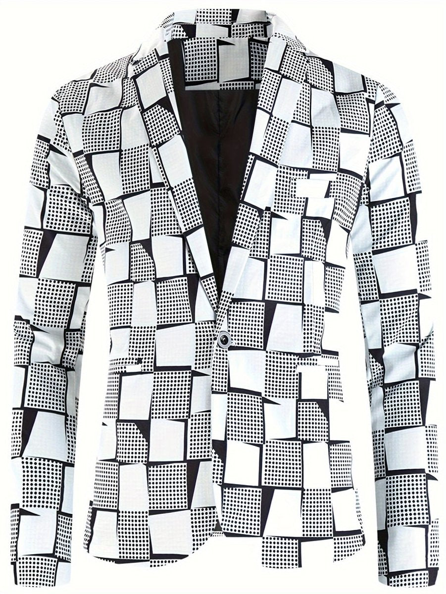[2pcs Fashion Digital Suit] 2pcs Set of Fashion Casual Suit with Digital Print Suit and Trousers - SHOWLU FASHION STORE