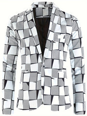 [2pcs Fashion Digital Suit] 2pcs Set of Fashion Casual Suit with Digital Print Suit and Trousers - SHOWLU FASHION STORE
