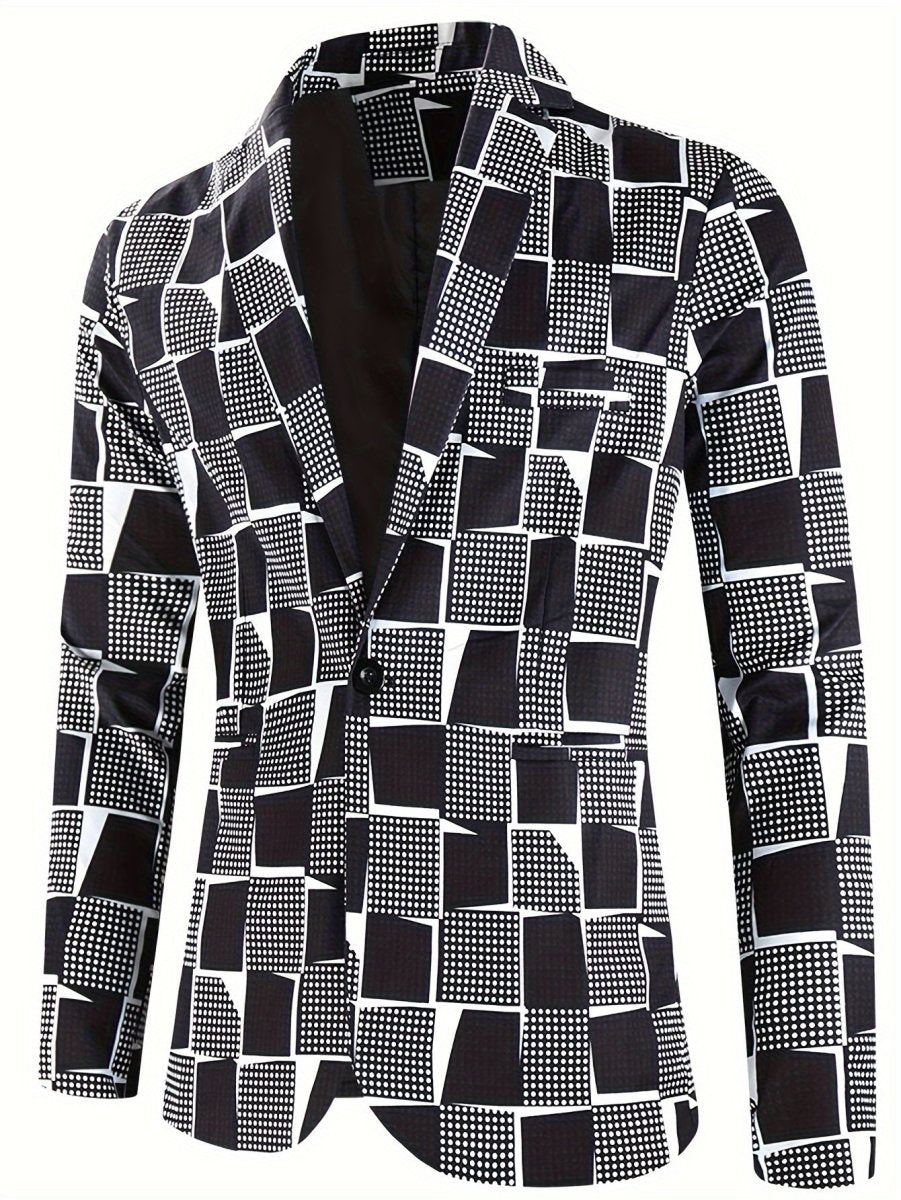 [2pcs Fashion Digital Suit] 2pcs Set of Fashion Casual Suit with Digital Print Suit and Trousers - SHOWLU FASHION STORE
