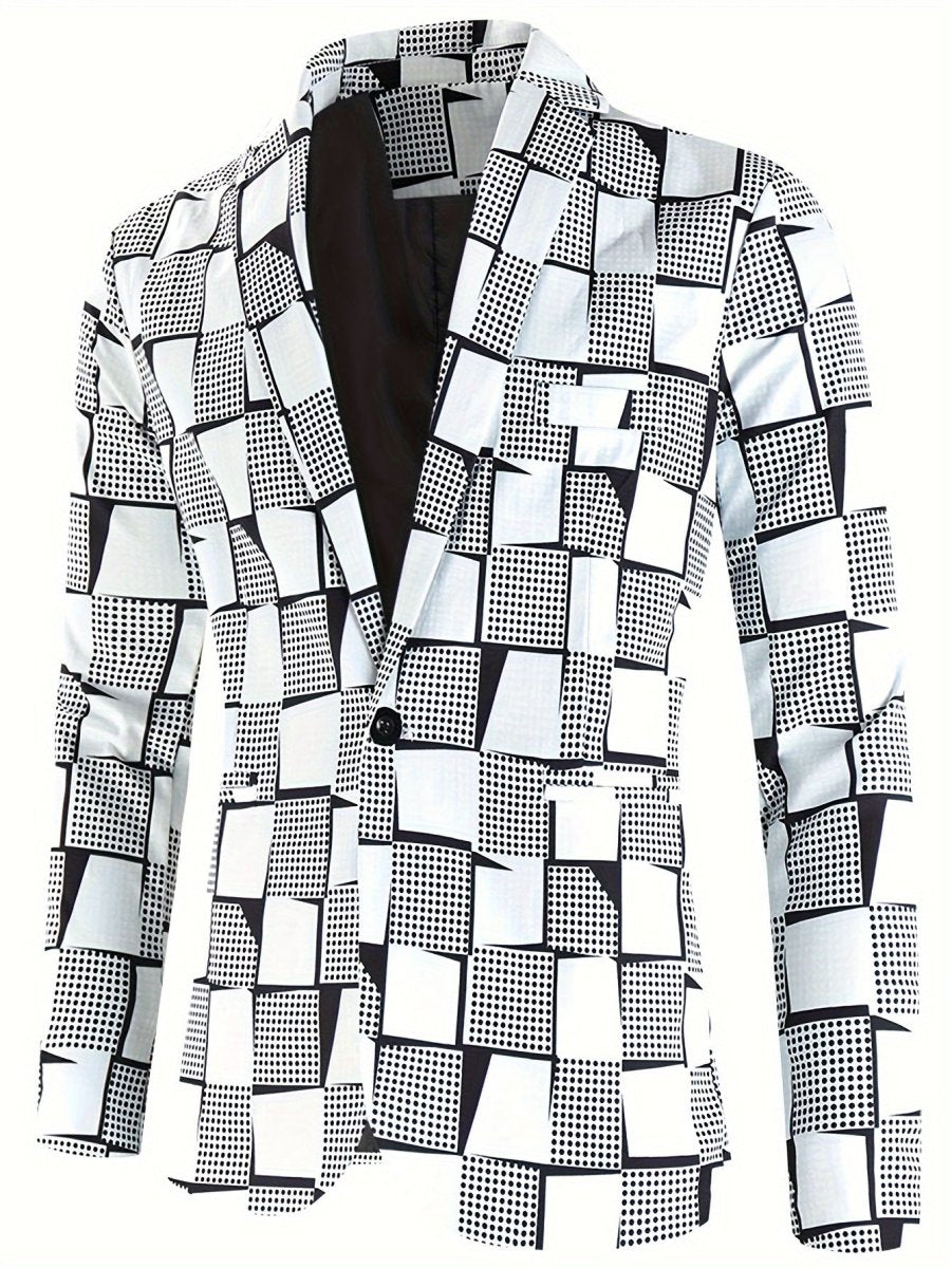 [2pcs Fashion Digital Suit] 2pcs Set of Fashion Casual Suit with Digital Print Suit and Trousers - SHOWLU FASHION STORE