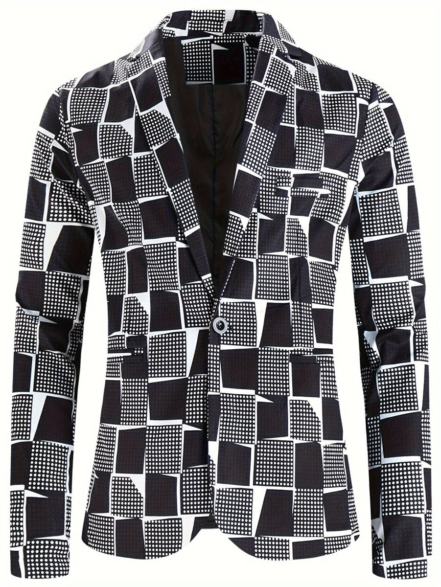[2pcs Fashion Digital Suit] 2pcs Set of Fashion Casual Suit with Digital Print Suit and Trousers - SHOWLU FASHION STORE