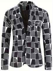 [2pcs Fashion Digital Suit] 2pcs Set of Fashion Casual Suit with Digital Print Suit and Trousers - SHOWLU FASHION STORE